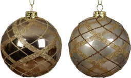 Kerstbal kunststof d8 cm a2