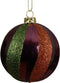 Kerstbal kunststof d8 cm d.mv