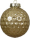 Kerstbal kunststof d8 cm licht goud I