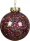 Kerstbal kunststof d8 cm transparant