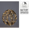 Kerstbal - LED verlichting - 25x25x25cm - Gouden Tint
