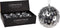Kerstbal zilver 8 cm pailletten kerstversiering