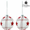 Kerstballen 8 cm (2 uds)
