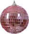 Kerstballen foam d10l10 cm fuchsia kerst