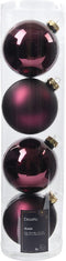 Kerstballen glas d10 cm d.mv 4st