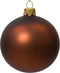 Kerstballen glas d10 cm espresso 4st kerst