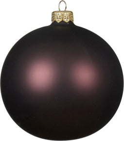 Kerstballen glas d10 cm z.trffl 4st Y