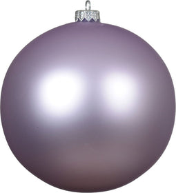 Kerstballen glas d15 cm fris lila J