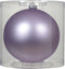 Kerstballen glas d15 cm fris lila J