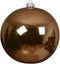 Kerstballen glas d15 cm pec.bruin K