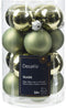 Kerstballen glas d3.5 cm rsmrn 16st
