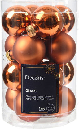 Kerstballen glas d3.5 cm w.cdr 16st