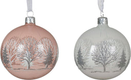 Kerstballen glas d8 cm a2 E