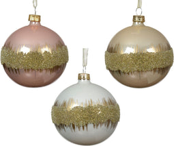 Kerstballen glas d8 cm a3 R