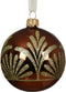 Kerstballen glas d8 cm espresso N