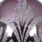 Kerstballen glas d8 cm fris lila P