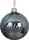Kerstballen glas d8 cm ijsblauw Y