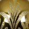 Kerstballen glas d8 cm licht goud O
