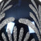 Kerstballen glas d8 cm nachtblauw Q