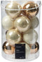 Kerstballen glas d8 cm prl 16st