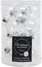 Kerstballen glas transparant 35mm transparant/helder