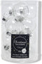 Kerstballen glas transparant 35mm transparant/helder
