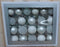 Kerstballen glas wit