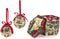 Kerstballen in decoratieve kerstdoos - 14 stuks - 7,5 cm