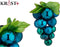 Kerstballen Klein Druiven Blauw Plastic