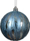 Kerstballen kunststof d8 cm ijsblauw