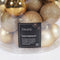 Kerstballen Mix 100 st. - Licht Goud