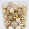 Kerstballen Mix 100 st. - Licht Goud