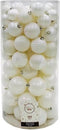 Kerstballen Mix 100 st. - Winterwit