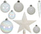 Kerstballen Mix Met Piek Box 33 Stuks Wit Iris