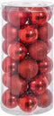 Kerstballen Rood Plastic Purpurine 6 x 6 x 6 cm (30 Stuks)