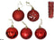 Kerstballen Set - 50 Stuks Rode Kerstballen - Onbreekbare Kerstballen - Kerstdecoratie Mix - Kerstboom Versiering - Kunststof Kerstballen - Rood