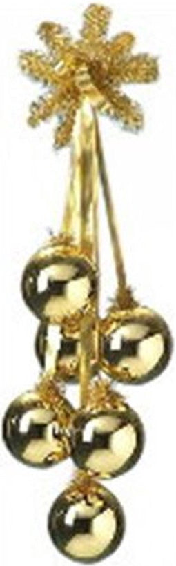 Kerstballen set. hangend 10 cm - Goud