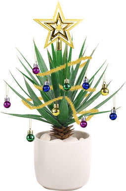 Kerstballen - Voor je planten - Set van 10 ballen - Inclusief 1 slinger en 1 ster - Kerstversiering - Decoratie