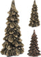 Kerstboom 13 cm in antiek kleur kerstversiering