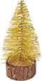 Kerstboom 15 cm goud kerstversiering
