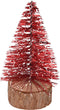 Kerstboom 15 cm rood kerstversiering