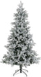 Kerstboom DKD Home Decor Wit Groen Polyethyleen Besneeuwd 140 x 140 x 210 cm