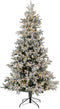 Kerstboom DKD Home Decor Wit Groen Polyethyleen Besneeuwd 140 x 140 x 210 cm