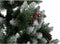 Kerstboom DKD Home Decor Wit Rood Groen PVC Ananas Besneeuwd 125 x 125 x 210 cm