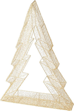 Kerstboom goud - metaal - 116,5 cm hoog