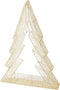 Kerstboom goud - metaal - 116,5 cm hoog