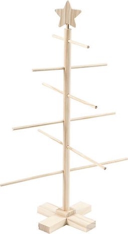 Kerstboom, h: 60 cm, b: 40,5 cm, 1 stuk, grenen