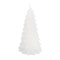 Kerstboom Kaars Wit 10x10x20cm