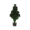 Kerstboom met 10 LED glasvezel - 45 cm