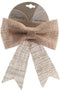 Kerstboom Strik Glitter - Naturel